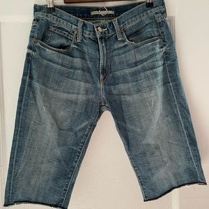 Vince long cutoff Bermuda shorts